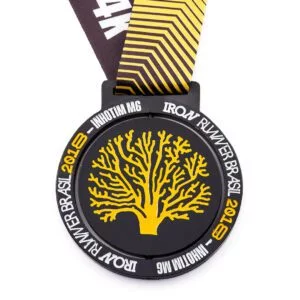 Medalha em metal pintura automotiva