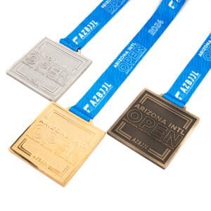 Medalha em metal 3D banho ouro níquel e cobre velho
