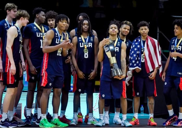 Troféus Metalvest na decisão do FIBA AmeriCup Sub-18 2024