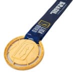 Medalha em metal banho de ouro