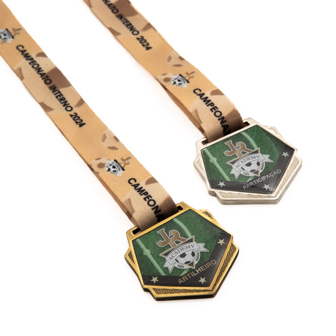 Medalha Padrão estamparia com fita digital