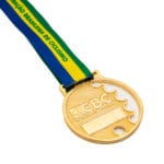 Medalha em metal banho de ouro - Imagem 2