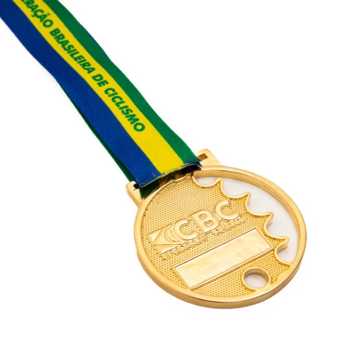 Medalha em metal banho de ouro - Imagem 2