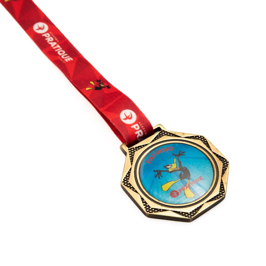 Medalha Padrão estamparia com fita digital