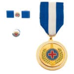 Comenda 3D banho de ouro