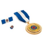 Comenda 3D banho de ouro - Imagem 2