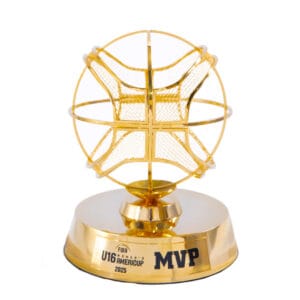 Troféu em metal 3D