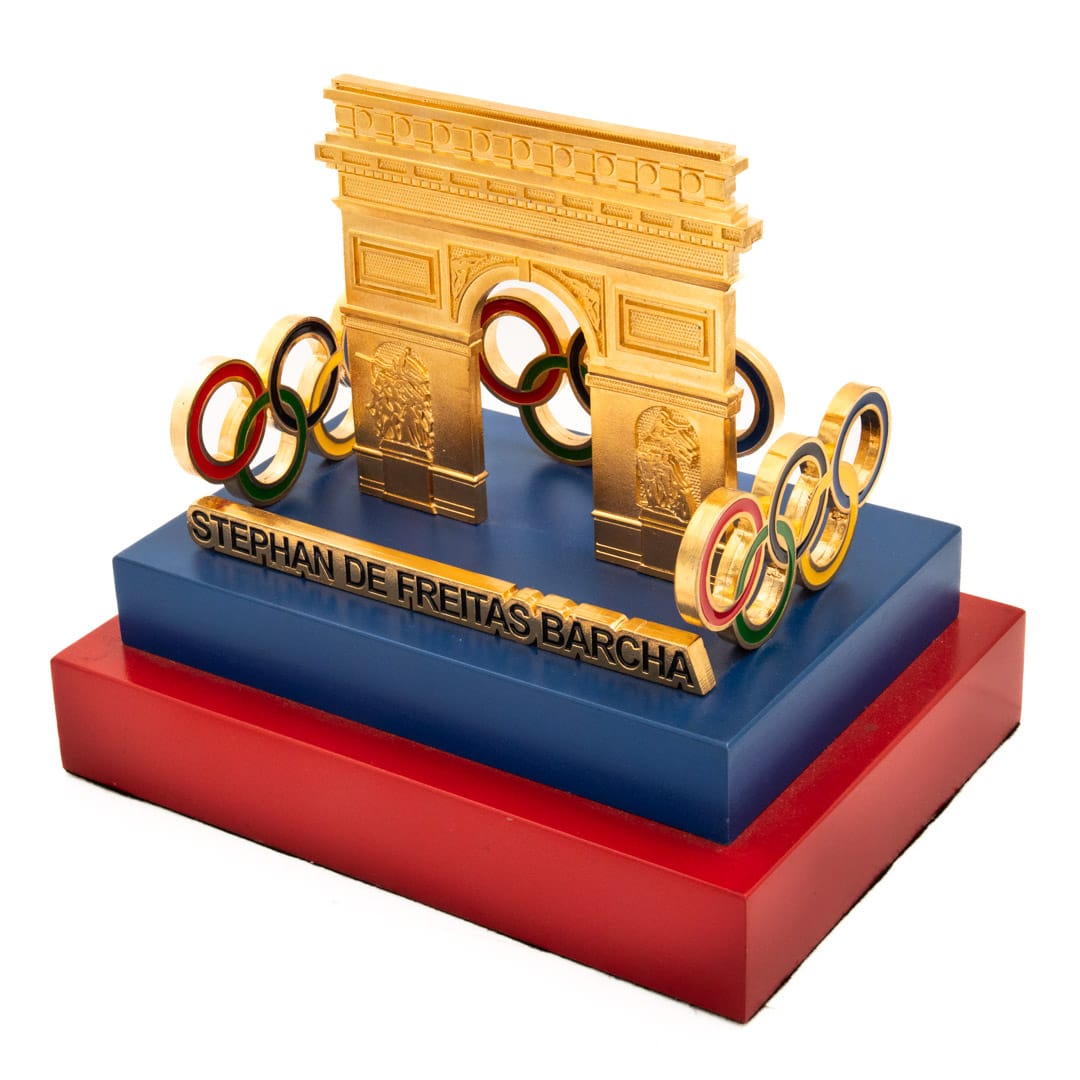 Troféu em metal