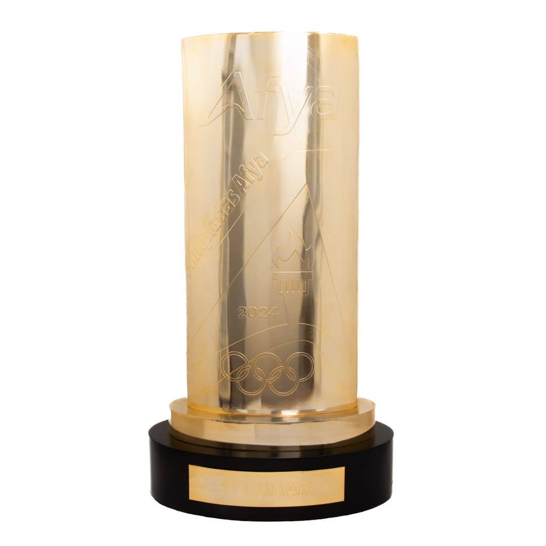 Troféu em metal