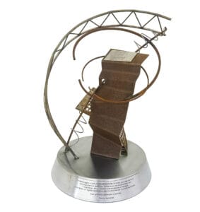 Troféu em aço
