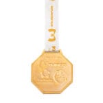 Medalha em metal banho de ouro - Imagem 2